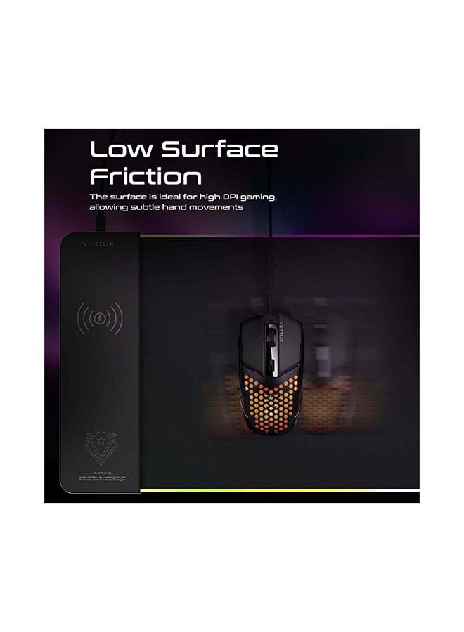 VERTUX Raftpad Anti-Friction LED Gaming Mouse Pad 15W  - Image 5