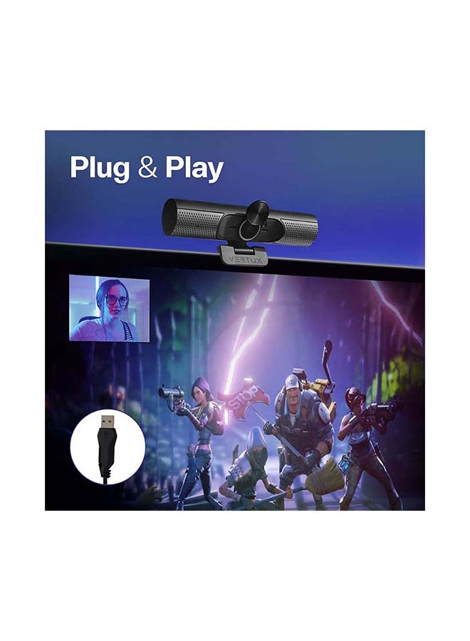 VERTUX - Vertucam 4K Prostream Autofocus Webcam - Image 1