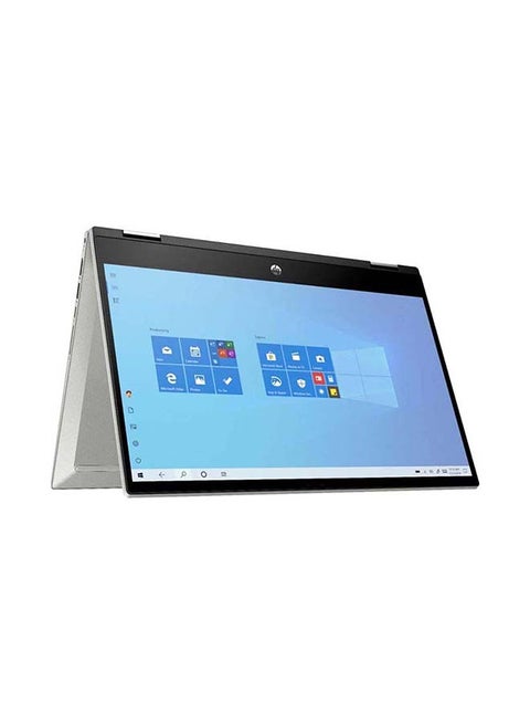 14m-dw1013dx Pavilion Convertible 2 In 1 Laptop With 14-Inch Touchscreen Display, Core i3-1110G4 Processer/12GB RAM/512GB SSD/Intel Iris Plus Graphics /International Version English Silver