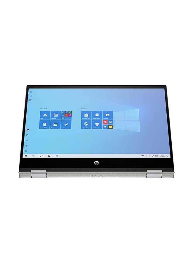 14m-dw1013dx Pavilion Convertible 2 In 1 Laptop With 14-Inch Touchscreen Display, Core i3-1110G4 Processer/12GB RAM/512GB SSD/Intel Iris Plus Graphics /International Version English Silver