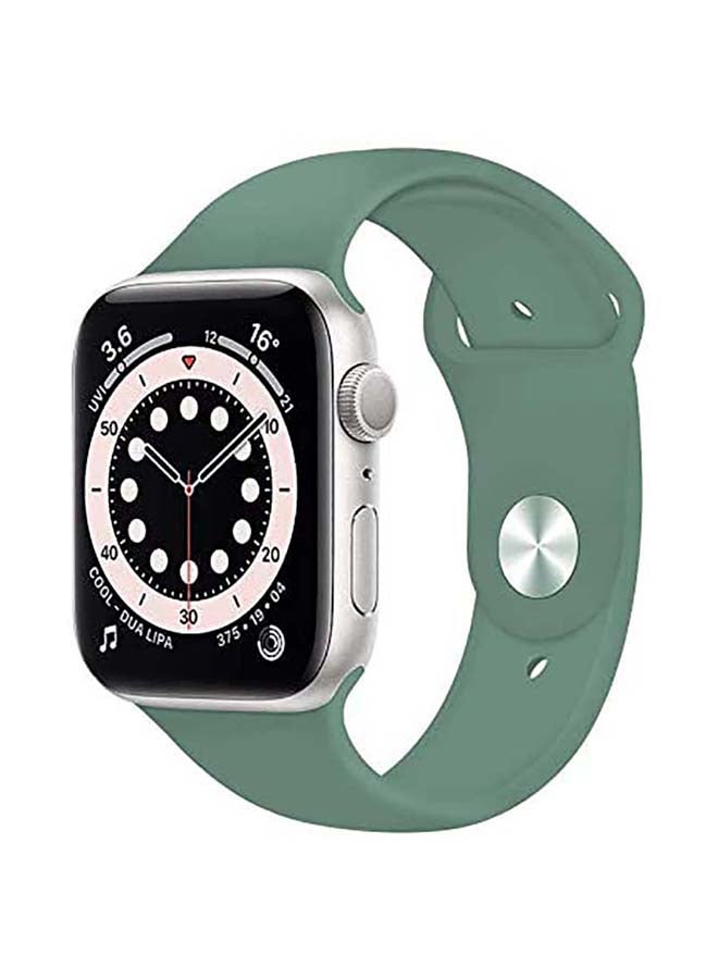 موكوم Silicon Sport Replacement Band For Apple Watch Series 7 Green