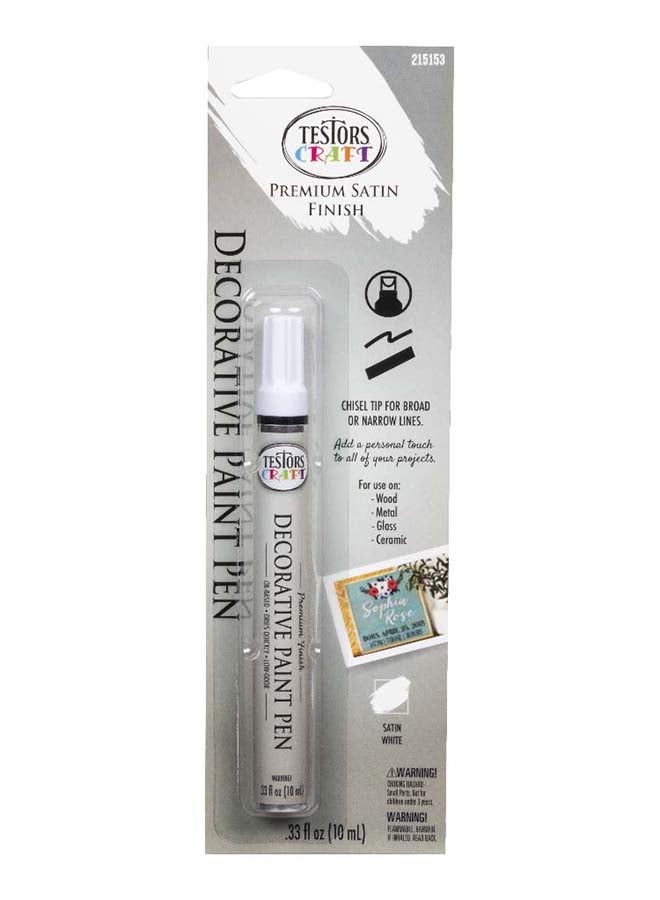 Decorative Paint Pen White 10ml - v1634476318/N20978650A_1