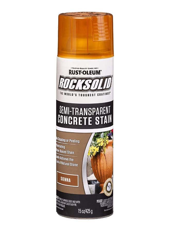 RUST-OLEUM Semi Transparent Concrete Stain Aerosol Sienna  - Image 1