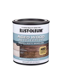 RUST-OLEUM Interior Water Based Stain Aged Wood Accelerator Aged Wood Accelerator 946ml 