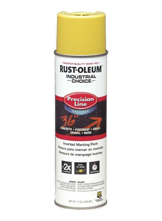 رست أوليوم بخاخ طلاء مضاد للماء أصفر عالي الوضوح 434جرام - Image 1