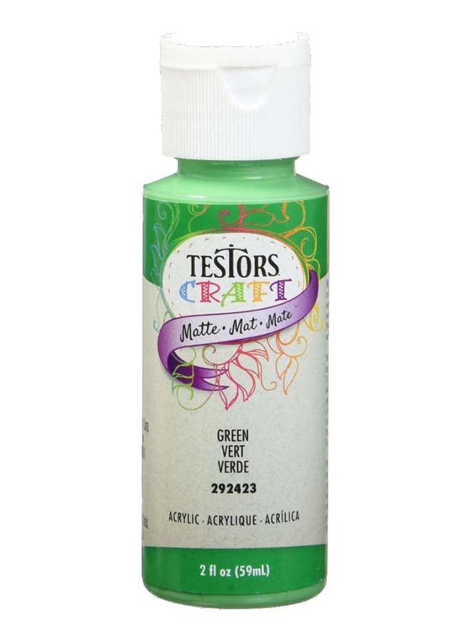 Craft Matte Acrylic Paint Green