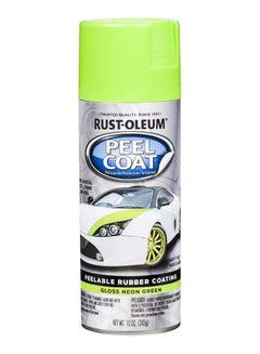 رست أوليوم Peel Coat Gloss Neon Greem 10 Oz 