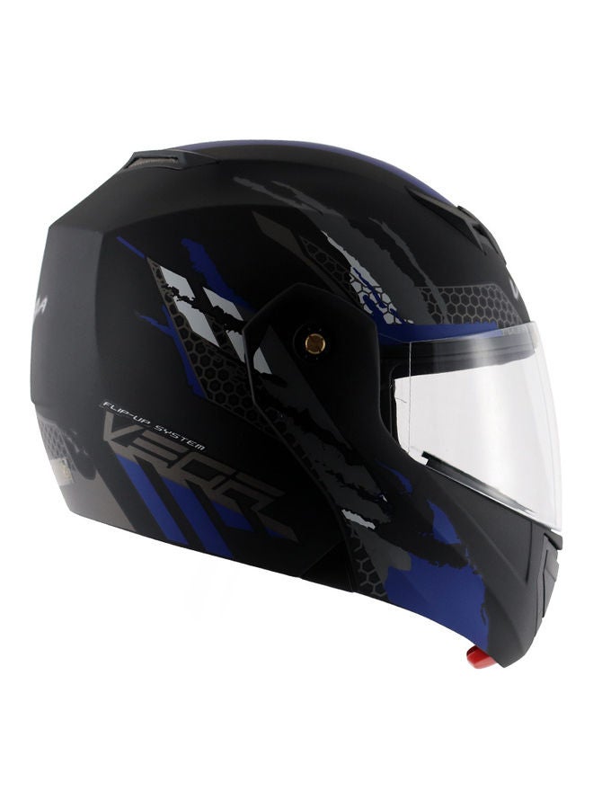 Crux DX Checks Flip-Up Motorcycle Helmet