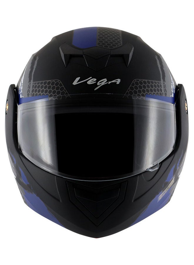 Crux DX Checks Flip-Up Motorcycle Helmet
