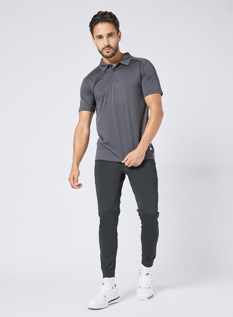 Athletiq - Essential Sports Collared Polo Dark Grey - Image 1
