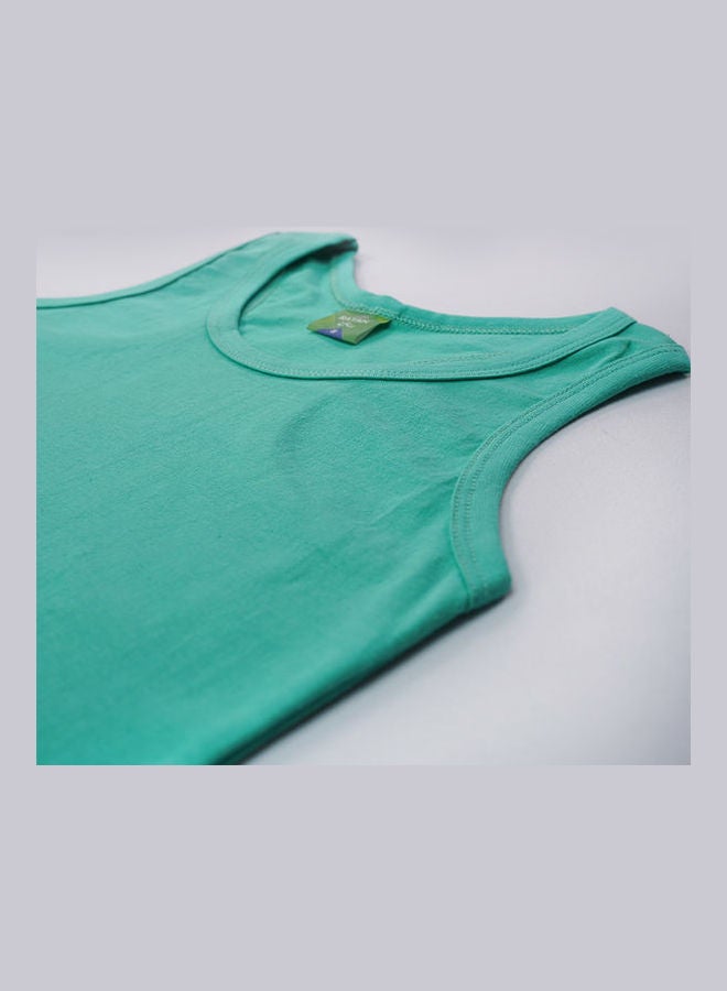 Rayan 6-Piece Undershirt And Boxer Underwear Set Sea Green - Image 4