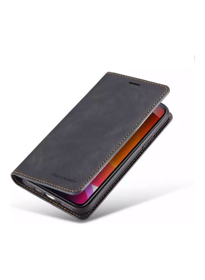 غطاء حماية واق مزود بفتحة مغناطيسية لهاتف آيفون 13 برو ماكس أسود - Image 1