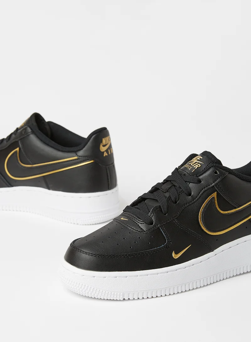 نايكي Big Kids Air Force 1 LV8 Sneakers Black