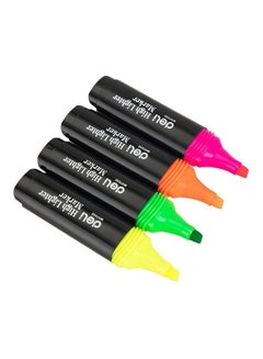 Deli 4-Piece Highlighter Multicolour  - Image 2