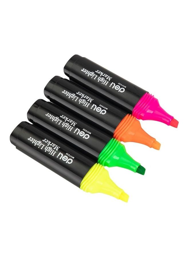 Deli 4-Piece Highlighter Multicolour  - Image 2