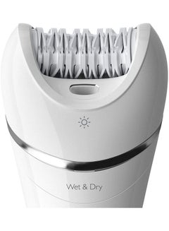 Philips BRE700 Series 8000 Wet and Dry Epilator White/Silver 18x7x7cm  - Image 4