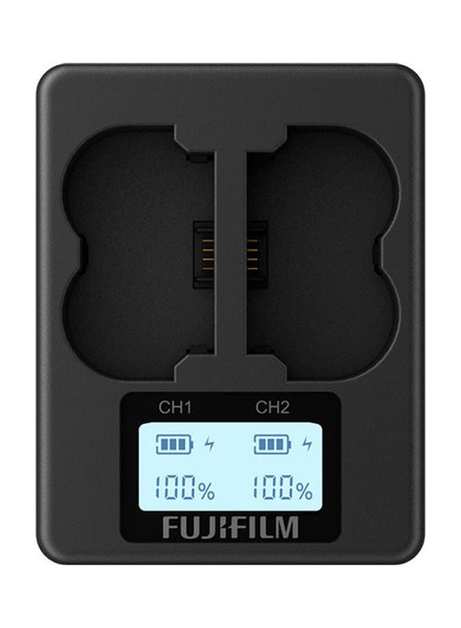 FUJIFILM Dual Battery Charger Black - Image 2