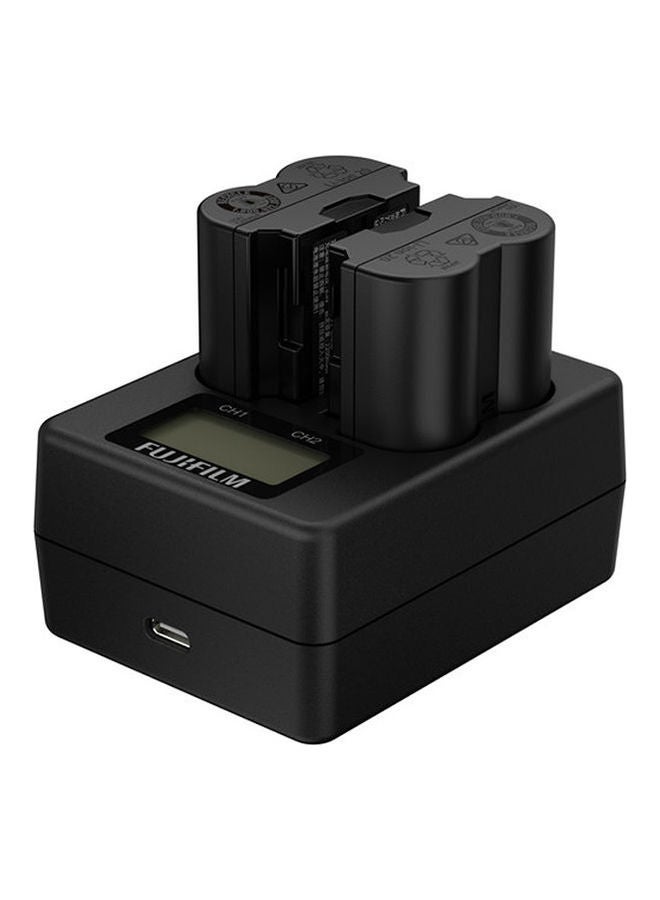 FUJIFILM Dual Battery Charger Black - Image 3