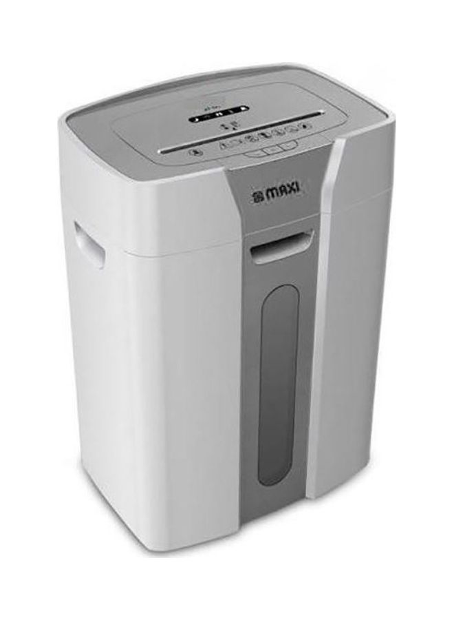 ماكسي آلة تقطيع الورق/ CD/DVD/البطاقات إلى شرائح صغيرة، سعة 8 ورقات أبيض - Image 1