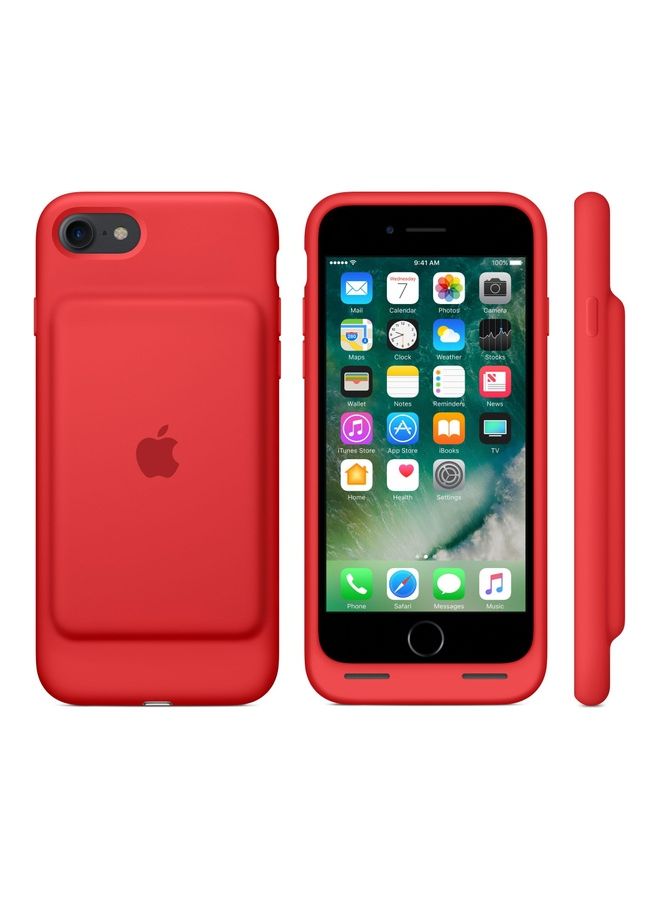 Apple - Smart Battery Case For Apple iPhone 7 Red - Image 1