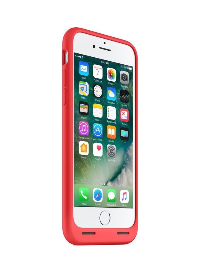 Apple - Smart Battery Case For Apple iPhone 7 Red - Image 1