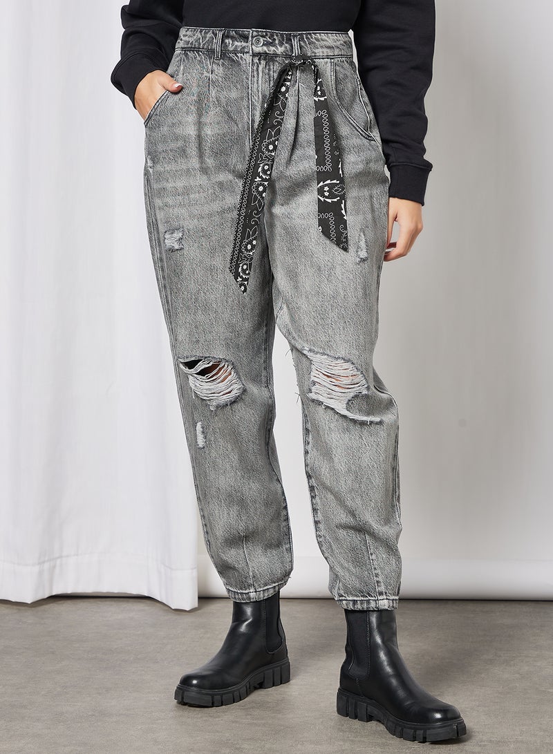 Ripped Baggy Jeans Grey - v1634489746/N45730595V_1