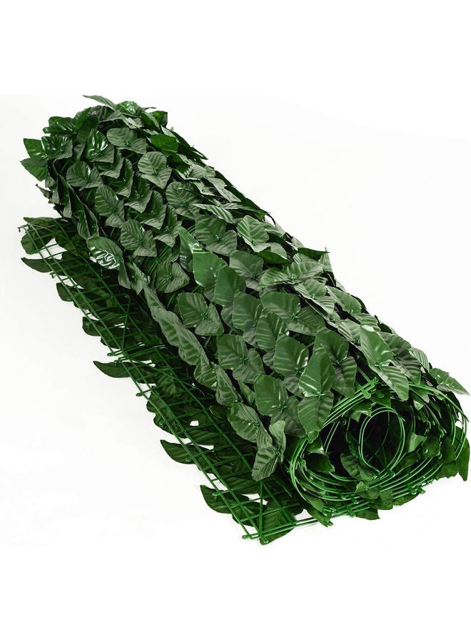 LINGWEI Artificial Privacy Leaf Garden Fence Screening Rolls Green 100x100cm  - Image 4