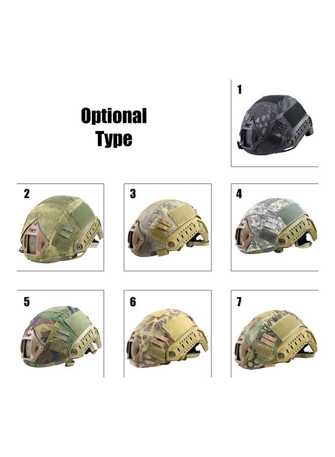 Generic Outdoor Multifunction Honorable Person CS Universal Hunting Game Camouflage Helmet 25x20x20cm - Image 3