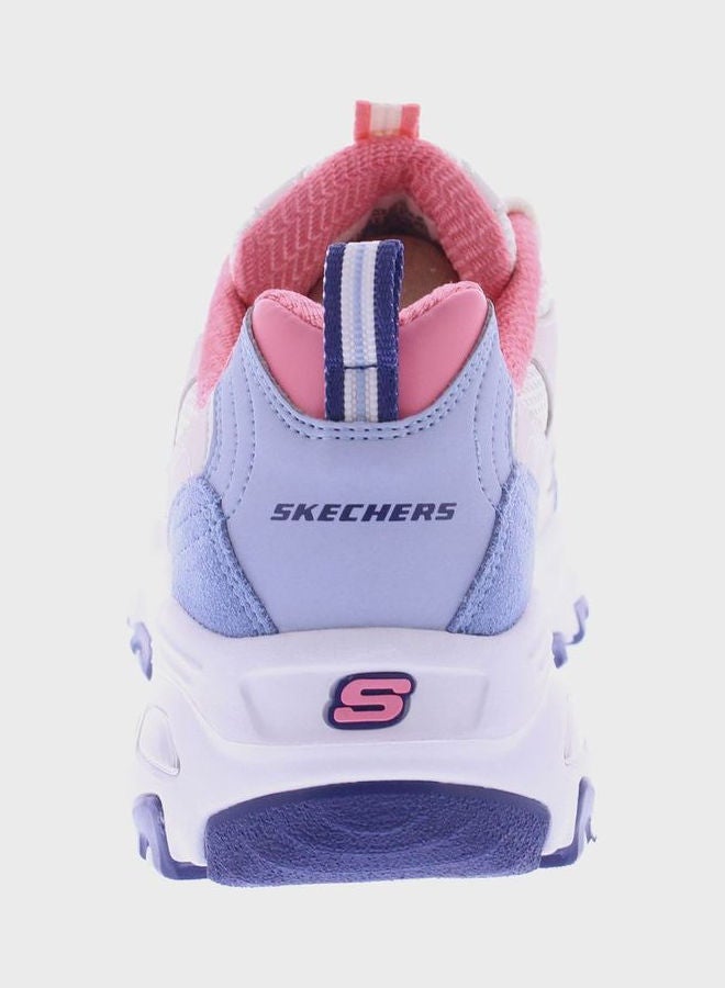 SKECHERS Women's D'Lites Low Top Sneakers Multicolour  - Image 4
