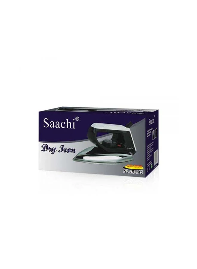 Saachi Dry Iron With Aluminium Soleplate 1200 W NL-IR-145-BK Black/Silver/White