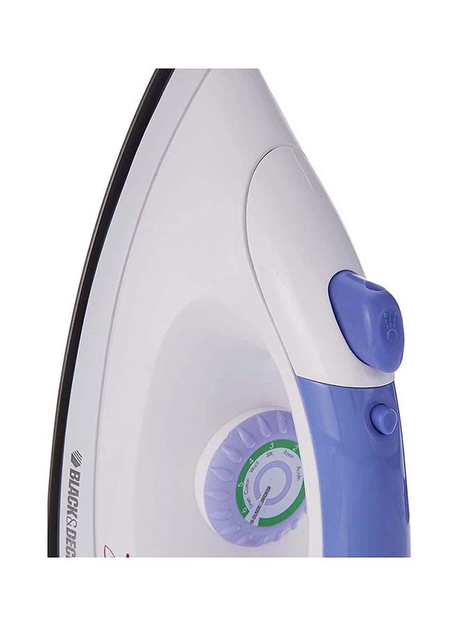 BLACK+DECKER - Variable Temperature Control Dry Iron 1000 W F150-B5 Blue/White - Image 1
