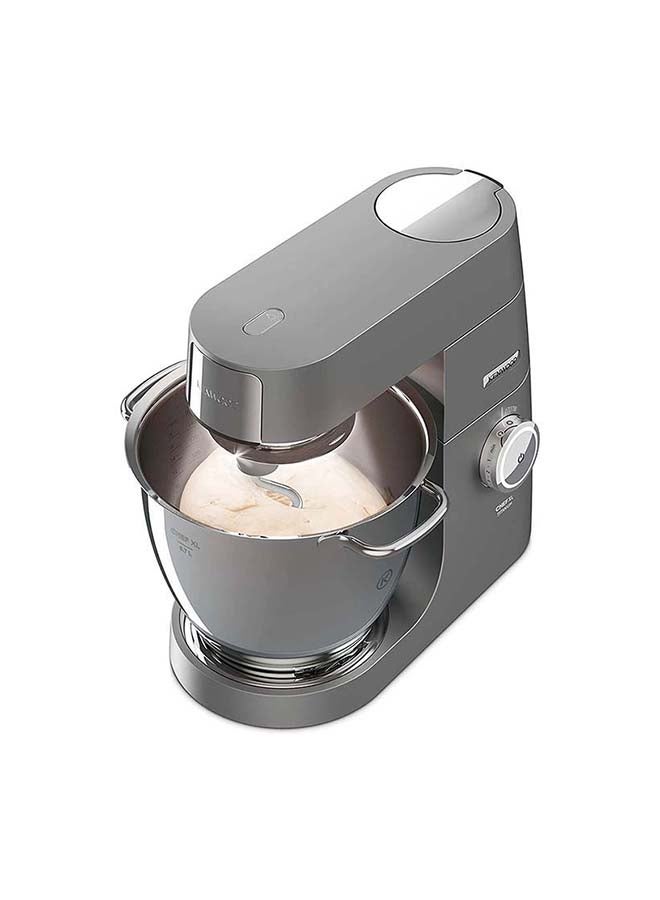 Kenwood Stand Mixer Kitchen Machine Chef XL Titanium  With  SS Bowl, K-Beater, Whisk, Dough Hook, Creaming Beater, Folding Tool, Glass Blender, Meat Grinder, Grinder Mill 1700.0 W KVL8430 Grey - v1634537782/N20038724A_3