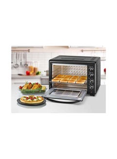 Toaster Oven with Double Grill,  90-230° Temp Control, Double Glass Door, Stainless Steel Interior, Multiple Accessories for Baking & Broiling, 55 L 2000 W TRO55RDG-B5 Black - v1634537789/N21719641A_5