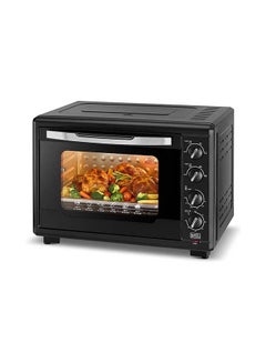 Toaster Oven with Double Grill,  90-230° Temp Control, Double Glass Door, Stainless Steel Interior, Multiple Accessories for Baking & Broiling, 55 L 2000 W TRO55RDG-B5 Black - v1634537789/N21719641A_7