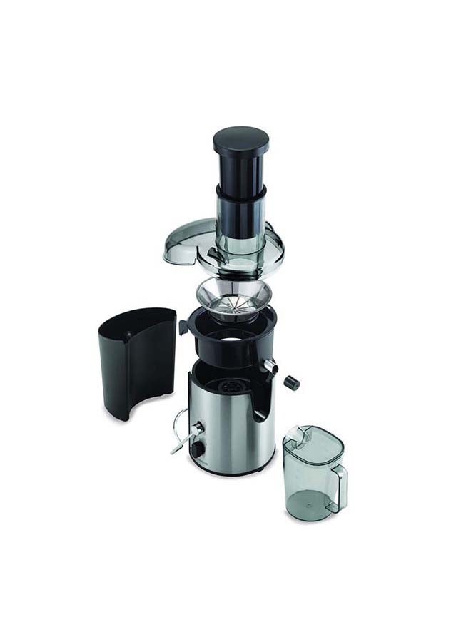 KENWOOD - Juicer, 75mm Feeding Tube, 2 Speeds, Juice Container, 2L Pulp Container, Anti Drip, Safety Lock, 2 L 800 W OWJEM02.A0BK Black/Silver - Image 1