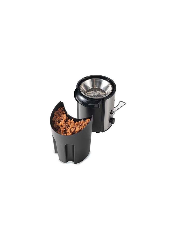 KENWOOD - Juicer, 75mm Feeding Tube, 2 Speeds, Juice Container, 2L Pulp Container, Anti Drip, Safety Lock, 2 L 800 W OWJEM02.A0BK Black/Silver - Image 1