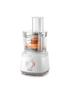 Philips Daily Collection Compact Food Processor 1.5 L 700.0 W HR7320/01 White/Clear/Orange  - Image 3