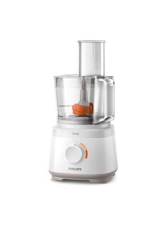 Philips Daily Collection Compact Food Processor 1.5 L 700.0 W HR7320/01 White/Clear/Orange  - Image 4