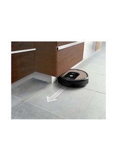 آي روبوت مكنسة كهربائية رومبا روبوتية متصلة بالواي فاي 0.6 L 240 W R976040 أسود/ فضي  - Image 3
