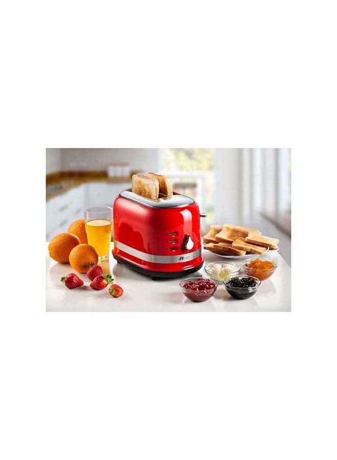 Ariete - Moderna 2 Slice Toaster, Defrost, Heating & Cooking Function 815.0 W 149/10 Red - Image 1
