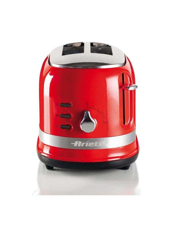 Ariete - Moderna 2 Slice Toaster, Defrost, Heating & Cooking Function 815.0 W 149/10 Red - Image 1
