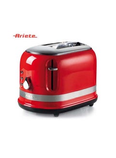 Ariete Moderna 2 Slice Toaster, Defrost, Heating & Cooking Function 815.0 W 149/10 Red  - Image 5