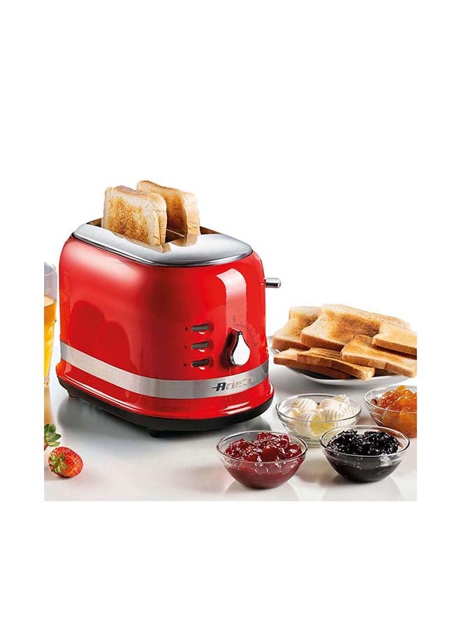 Ariete - Moderna 2 Slice Toaster, Defrost, Heating & Cooking Function 815.0 W 149/10 Red - Image 1