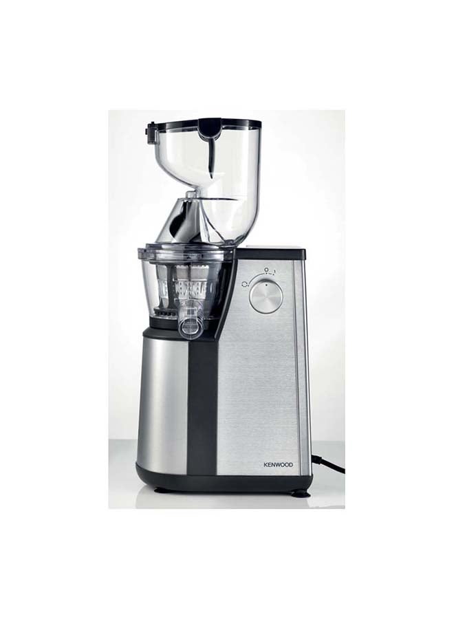 KENWOOD - Slow Juicer – 75mm Wide Feed Tube for Whole Fruits, 1L Juice & Pulp Containers, Easy Clean, Maximum Nutrient Extraction 0.8 L 400 W JMM70.000BK Silver - Image 1