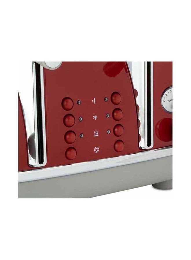 De'Longhi - Icona Capitals 4-Slice Toaster 1800 W CTOC4003.R Red - Image 1