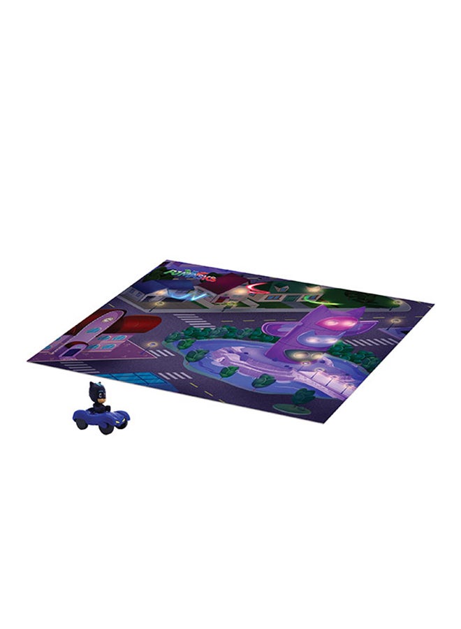 PJMASKS - Kids Felt Megamat With Vehicle 31.5x27.5inch - Image 1