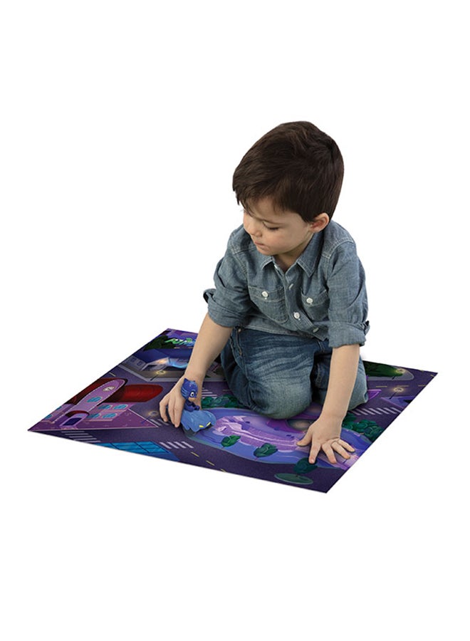 PJMASKS - Kids Felt Megamat With Vehicle 31.5x27.5inch - Image 1