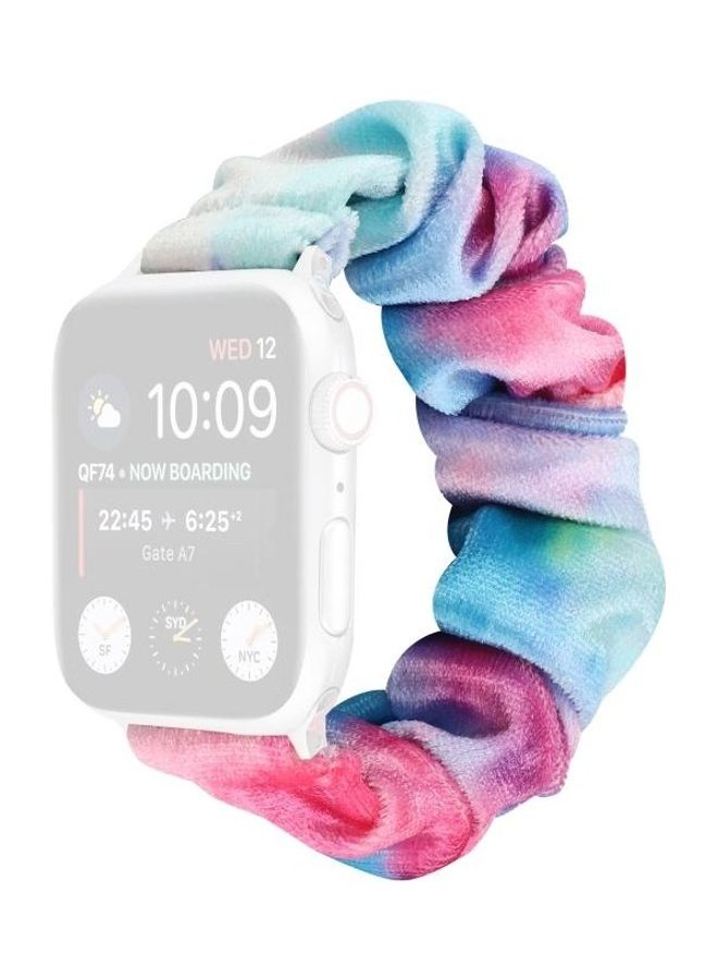 HuHa Replacement Watchband  For Apple Watch Series 7 41mm/6 & SE & 5 & 4 40mm/3 & 2 & 1 38mm Multicolour - Image 2