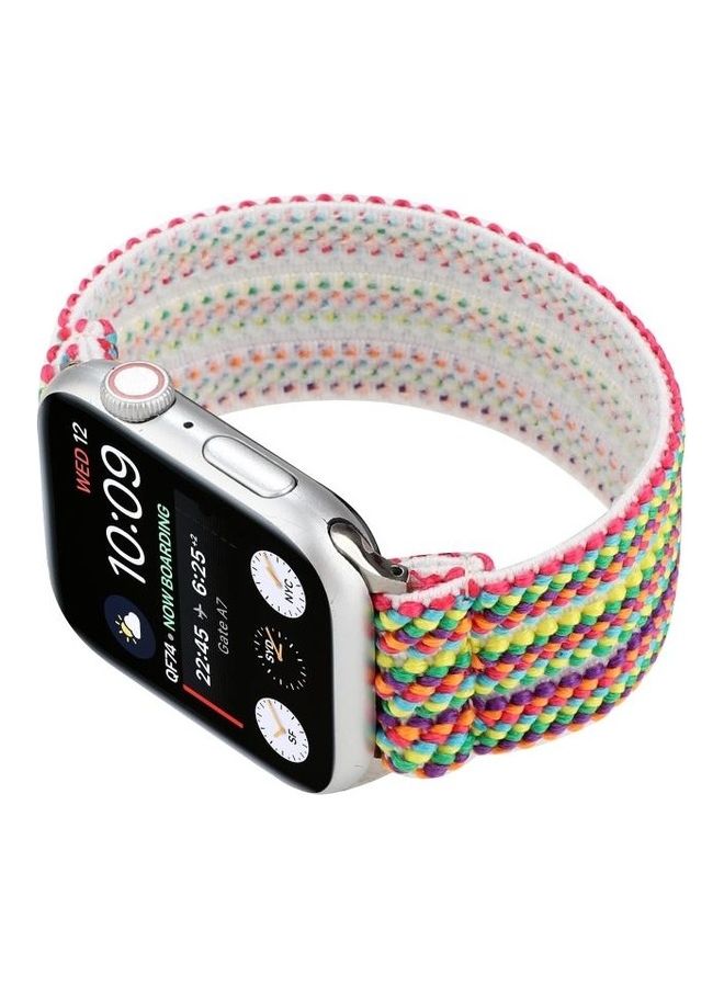 HuHa Replacement Watchband  For Apple Watch Series 7 41mm/6 & SE & 5 & 4 40mm/3 & 2 & 1 38mm Multicolour - Image 3