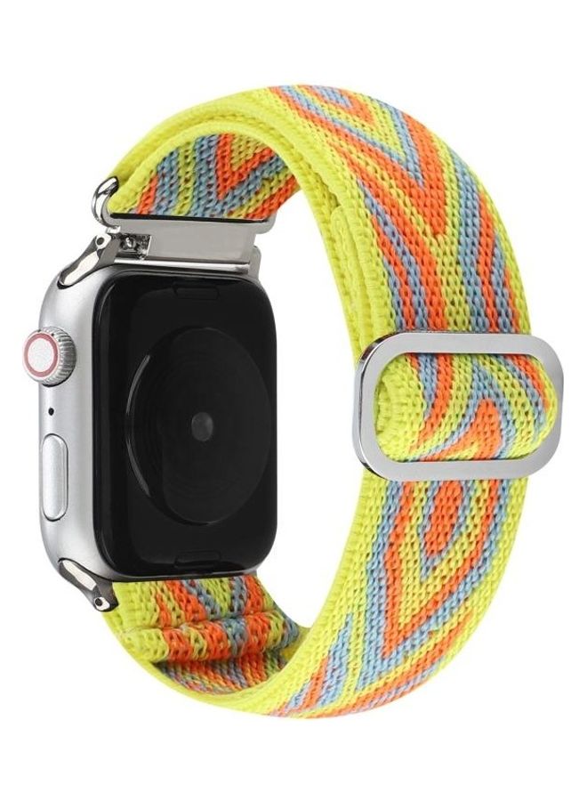 HuHa Replacement Watchband  For Apple Watch Series 7 41mm/6 & SE & 5 & 4 40mm/3 & 2 & 1 38mm Multicolour - Image 2